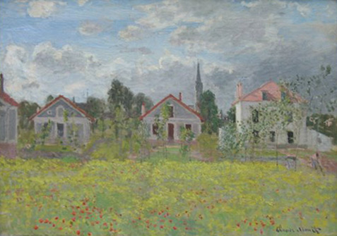 Claude Monet. Houses at Argenteuil