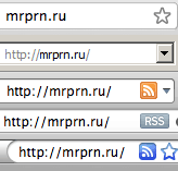 Скриншоты адресной строки разных браузеров